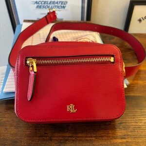 NWOT Lauren by Ralph Lauren belt bag